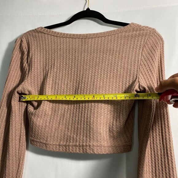 Shein Waffle knit crop top - Picture 4 of 4